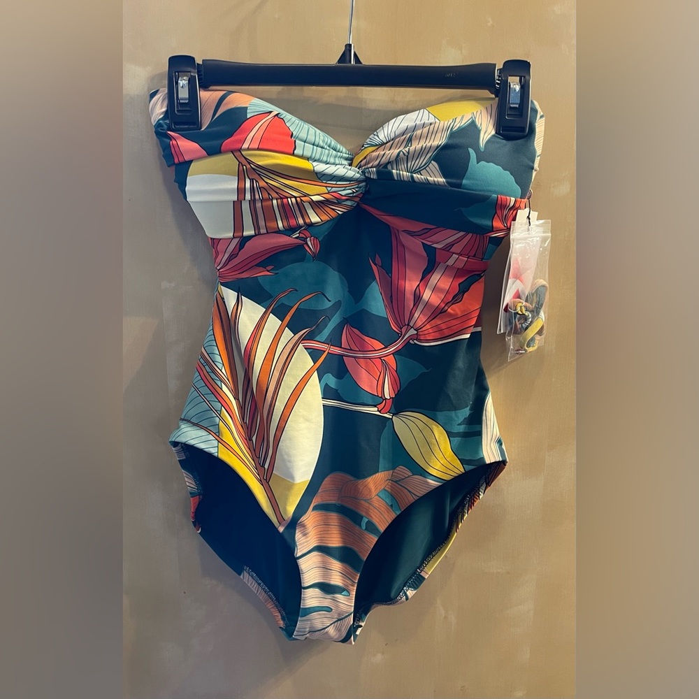 NWT Calia Bandeau One-piece Swimsuit | size 4